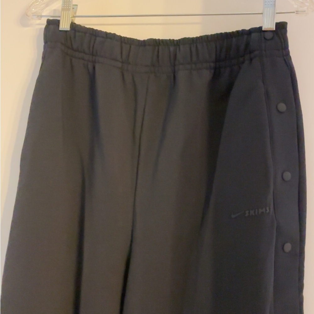 Nike x Skims black snap pants